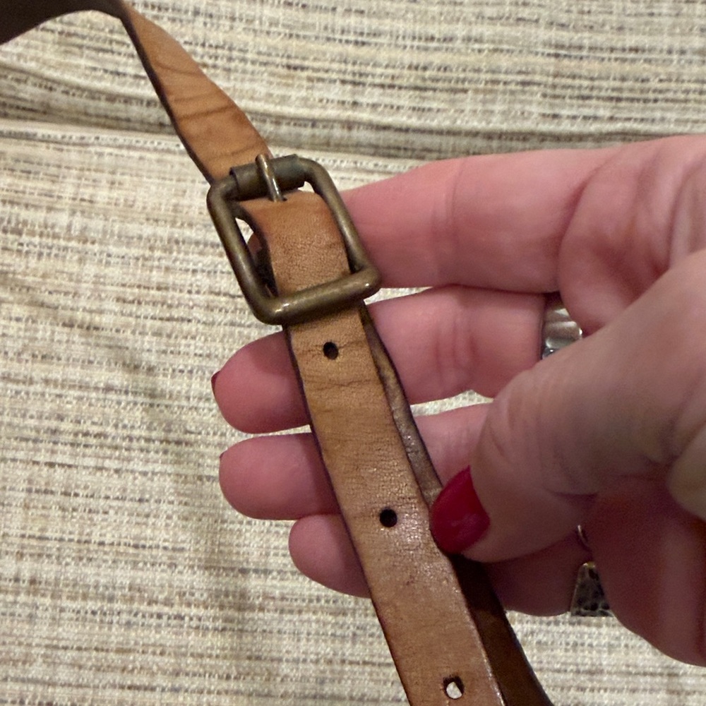 Campomaggi Studded Brown Crossbody Bag - Picture 6 of 11